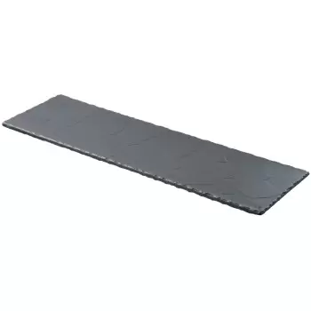 Revol Basalt Collection Rectangular Tray. 2/4 Gastro - Matt slate style - Set of 2 pcs