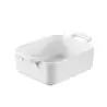 Revol Belle Cuisine Collection Individual Rect. Dish 16x11 cm - White - Set of 4 pcs