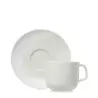 Revol Confluence Collection Espresso Cup And Saucer 8 cl\n\n - Linen Alabaster white - Set of 6 pcs