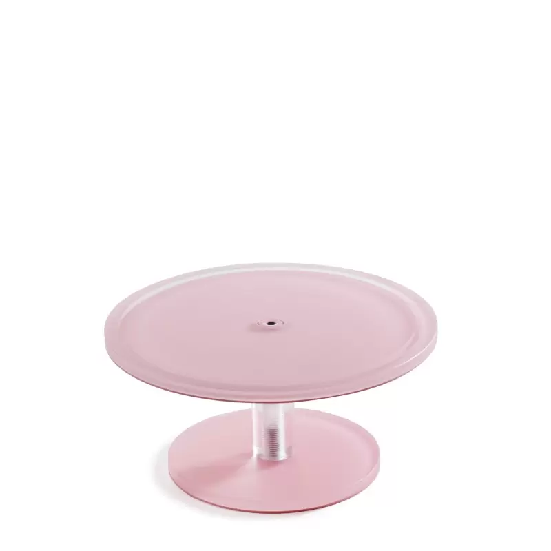 Revol 411965 Revol ICE Collection Cake Stand - Pink Nacryl