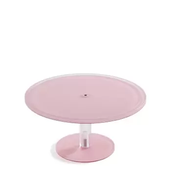 Revol 411983 Revol ICE Collection Cake Stand - Pink Nacryl