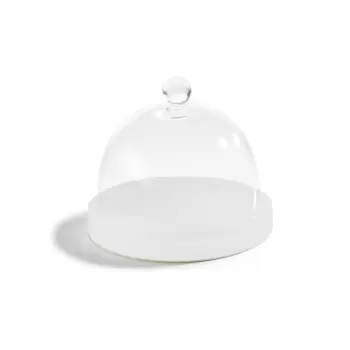 Revol 411520 Revol SWEETIE Collection Podium B&B Plate With Dome Wh...