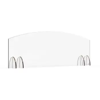 Rosseto AG005 Rosseto Avant Guarde 48x15.5 Acrylic Sneeze Guard - 1...