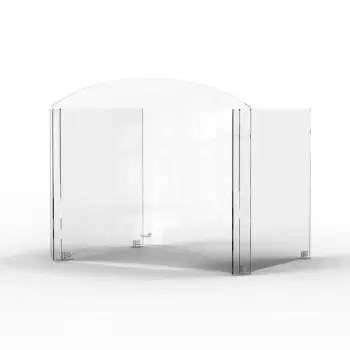 Rosseto AG024 Rosseto Avant Guarde Clear Student Desk Shield with P...