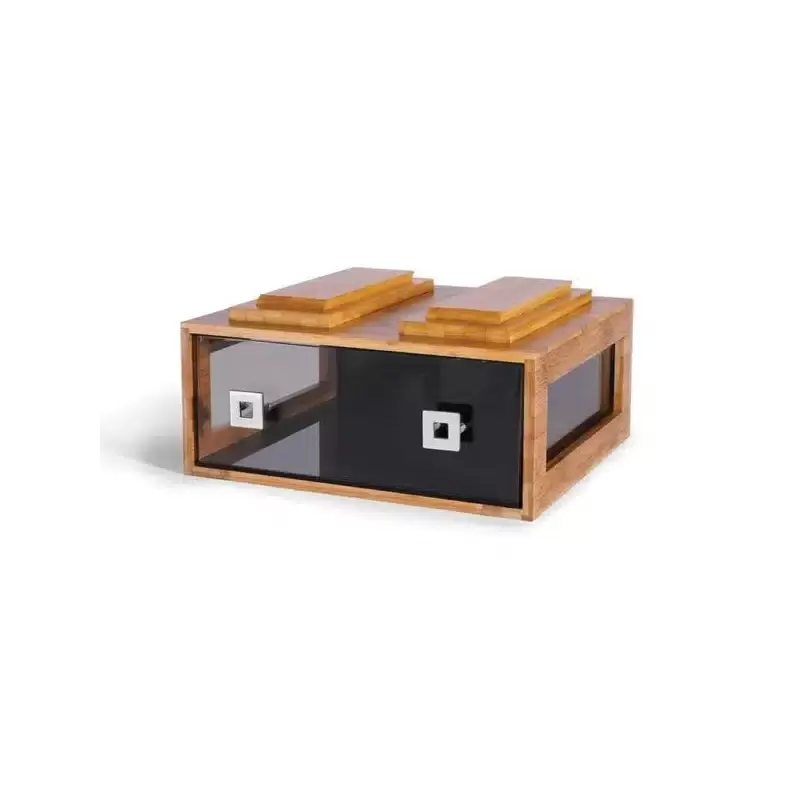 Rosseto BD105 Rosseto Double-Wide Bamboo Drawer - 1 Piece - 16 x 15...