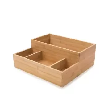 Rosseto BD109 Rosseto Large Bamboo Condiment Tray - 1 Piece - 16 x ...