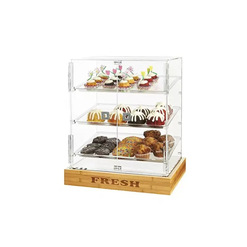 Rosseto BD139 Rosseto Small 2 Door Bakery Cabinet with Three Froste...