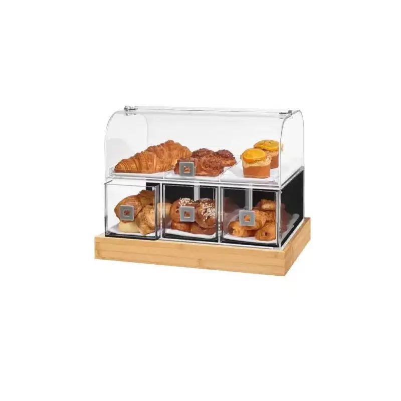Rosseto BD141 Rosseto Dome Bakery Case with Three Drawers - Three R...