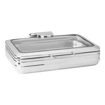 Rosseto CP401 Rosseto De Luxe Rectangle Stainless Steel Chafing Dis...
