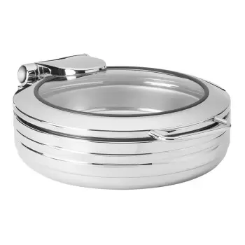 Rosseto CP403 Rosseto De Luxe Round Stainless Steel Chafing Dish wi...