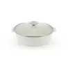 Revol Revolution 2 Collection Oval Cocotte 12.75''/32.5 cm - Glass Induction