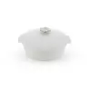 Revol Revolution 2 Collection Shallow Cocotte 11''/28 cm - Satin white Induction