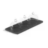 Revol SWEETIE Collection Tray With 3 Dome - Nacryl Anthracite - Set of 6 pcs