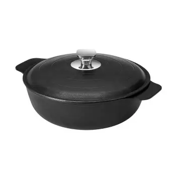 Rosseto CW002BK Rosseto Cooklite Black -Cast Aluminum Coated Casser...