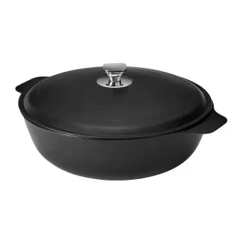 Rosseto CW0475BK Rosseto Cooklite Black -Cast Aluminum Coated Casse...