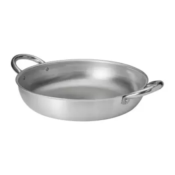 Rosseto CW12 Rosseto Cooklite Natural Auminum - Skillet with Handle...