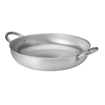 Rosseto CW14 Rosseto Cooklite Natural Aluminum - Skillet with Handl...