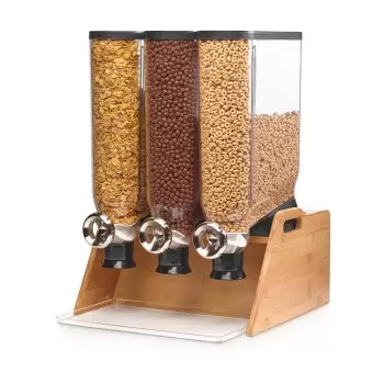Rosseto DS102 Rosseto PRO-BULK 3.5 Gal. 3-Container Tabletop Dispen...