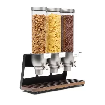 Rosseto EZ520 Rosseto EZ-SERV 1.3 Gal. 3-Container Tabletop Dispens...