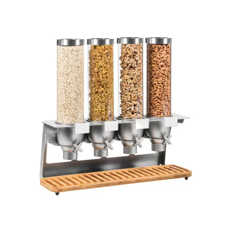 Rosseto EZ548 Rosseto EZ-SERV 1.3 Gal. 4-Container Tabletop Dispens...
