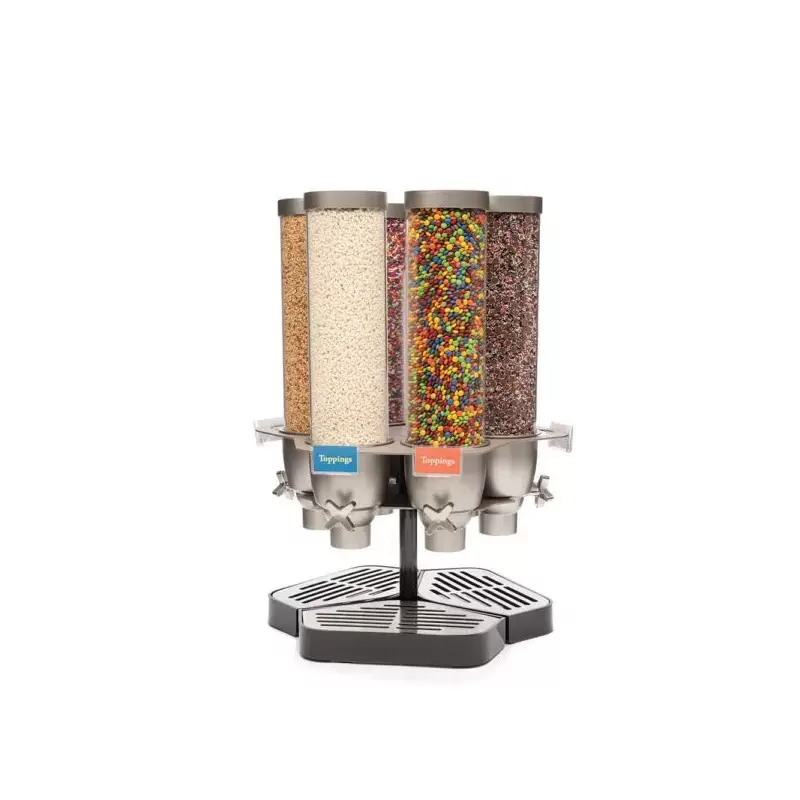 Rosseto EZ563 Rosseto EZ-SERV 1.3 gal. 6-Container Carousel TableTo...