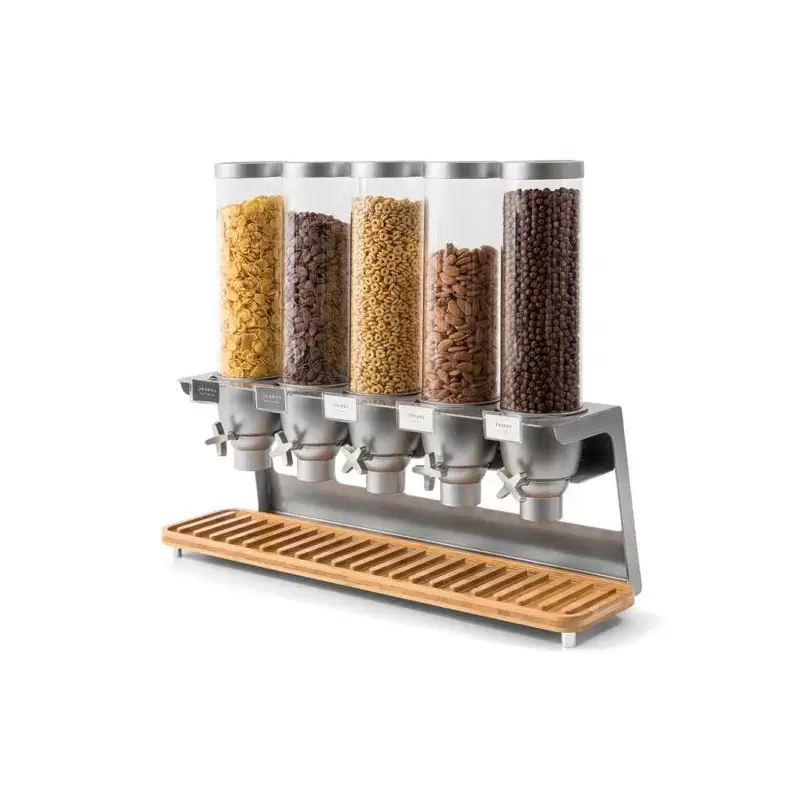 Rosseto EZ573 Rosseto EZ-SERV 1.3 Gal. 5-Container Tabletop Dispens...