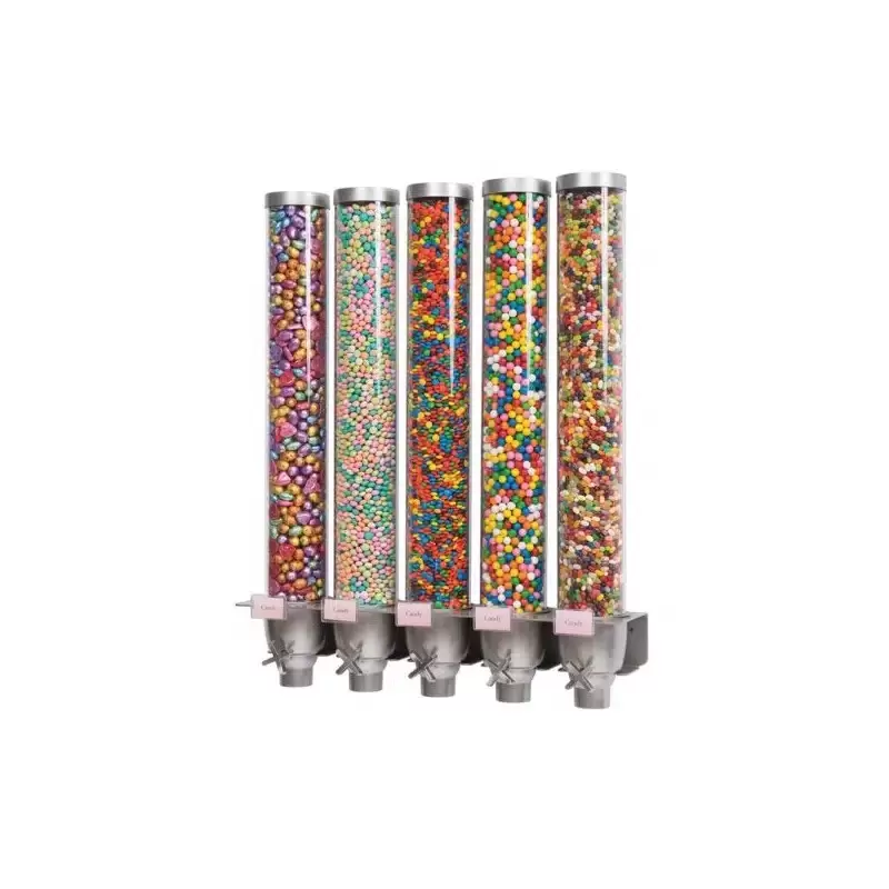Rosseto EZ574 Rosseto EZ-SERV Tall 2.5 Gal. 5-Container Wall Mount ...