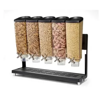 Rosseto EZ577 Rosseto EZ-PRO 1.3 Gal. 5-Container Black Matte Table...