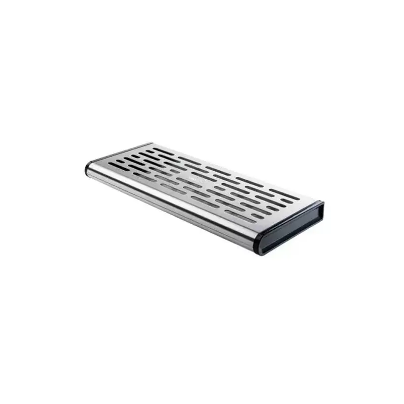 Rosseto EZT017 Rosseto 3-Container Wide Stainless Steel Wall Mount ...
