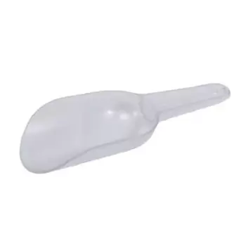 Rosseto GDM002 Rosseto Clear Plastic Scoop - 1 Piece - 9.6 x 3.5 x ...