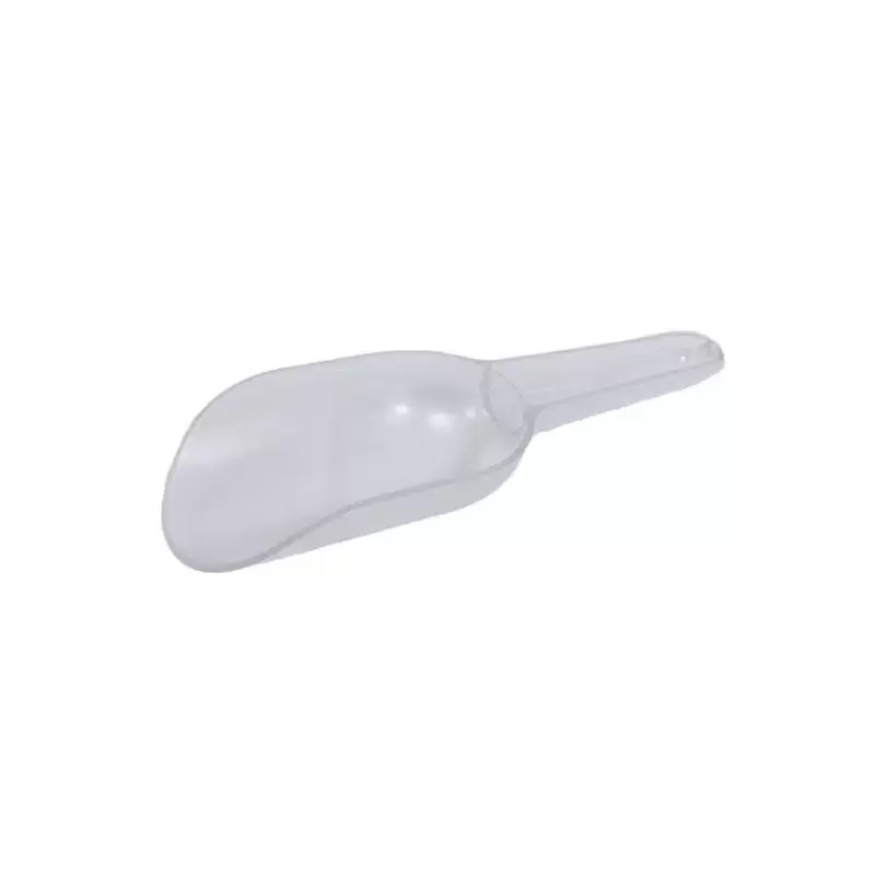 Rosseto GDM002 Rosseto Clear Plastic Scoop - 1 Piece - 9.6 x 3.5 x ...