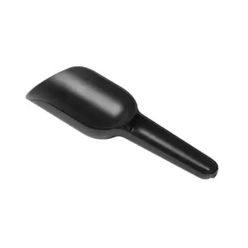 Rosseto GDM011 Rosseto Black Plastic Scoop - 1 Piece - 9.6 x 3.5 x ...