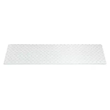 Rosseto GLS025W Rosseto Zenit White Narrow Rectangle Handmade Glass...