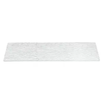 Rosseto GLS025Z Rosseto Currente White Narrow Rectangle Handmade Gl...