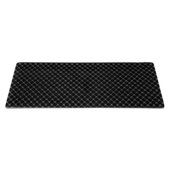 Rosseto GLS026B Rosseto Zenit Black Wide Rectangle Handmade Glass S...