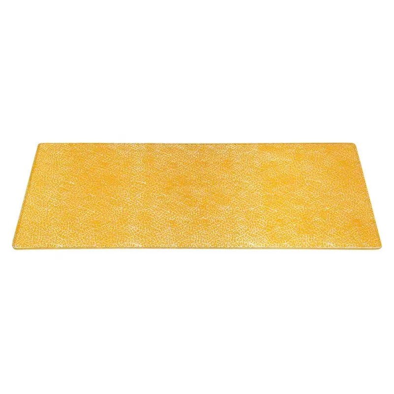Rosseto GLS026M Rosseto Foglia Mustard Wide Rectangle Handmade Glas...