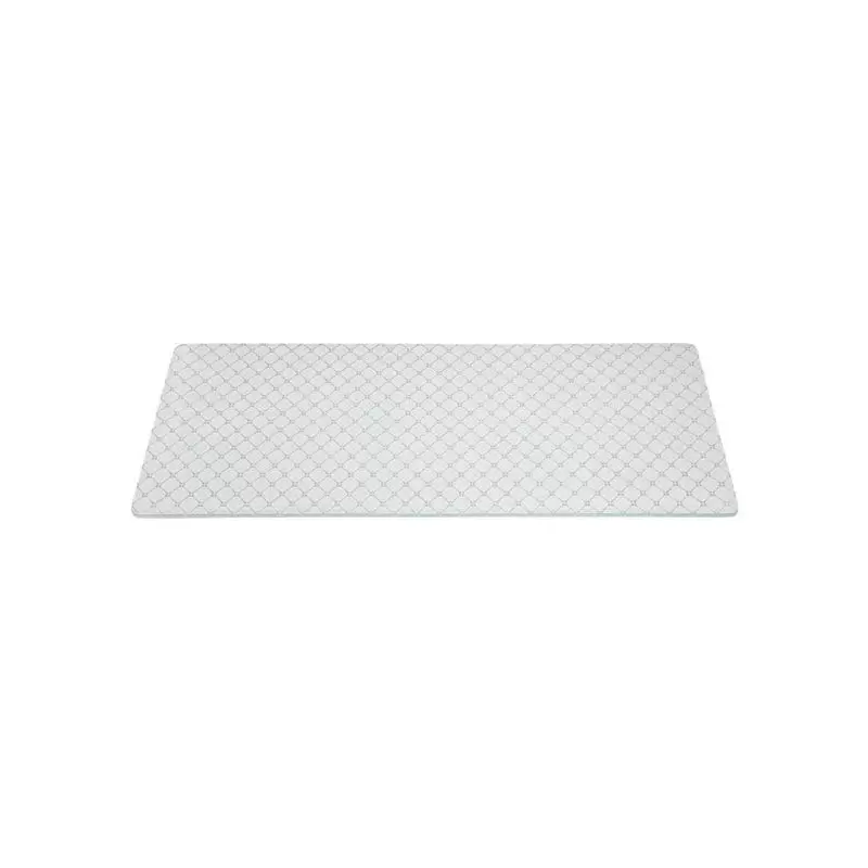 Rosseto GLS026W Rosseto Zenit White Wide Rectangle Handmade Glass S...