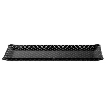 Rosseto GLS028B Rosseto Zenit Black Large 22.5" Rectangle Handmade ...