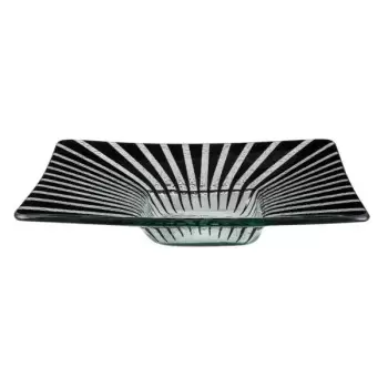 Rosseto GLS031B Rosseto Stelo Black 14" Square Wide Rim Handmade Gl...