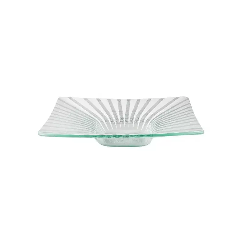 Rosseto GLS031W Rosseto Stelo White 14" Square Wide Rim Handmade Gl...