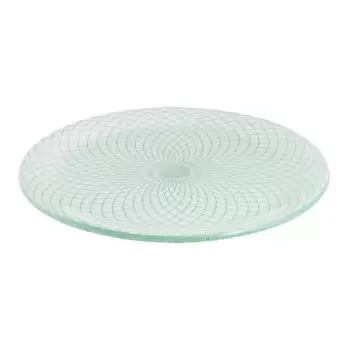 Rosseto GLS037W Rosseto Spiro White 13" Round Handmade Glass Platte...