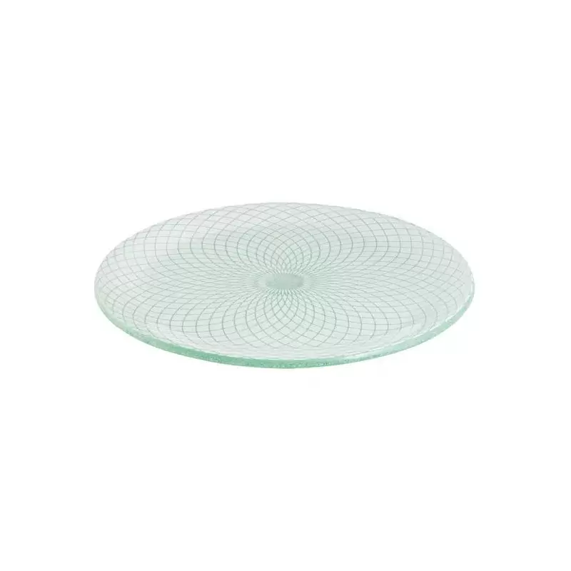Rosseto GLS037W Rosseto Spiro White 13" Round Handmade Glass Platte...