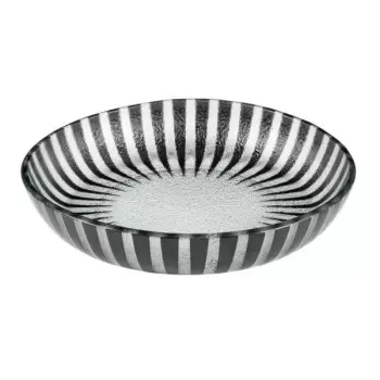 Rosseto GLS043B Rosseto Stelo Black 11" Round Shallow Handmade Glas...