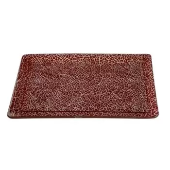 Rosseto GLS044C Rosseto Foglia Cognac 12" Square Handmade Glass Rim...