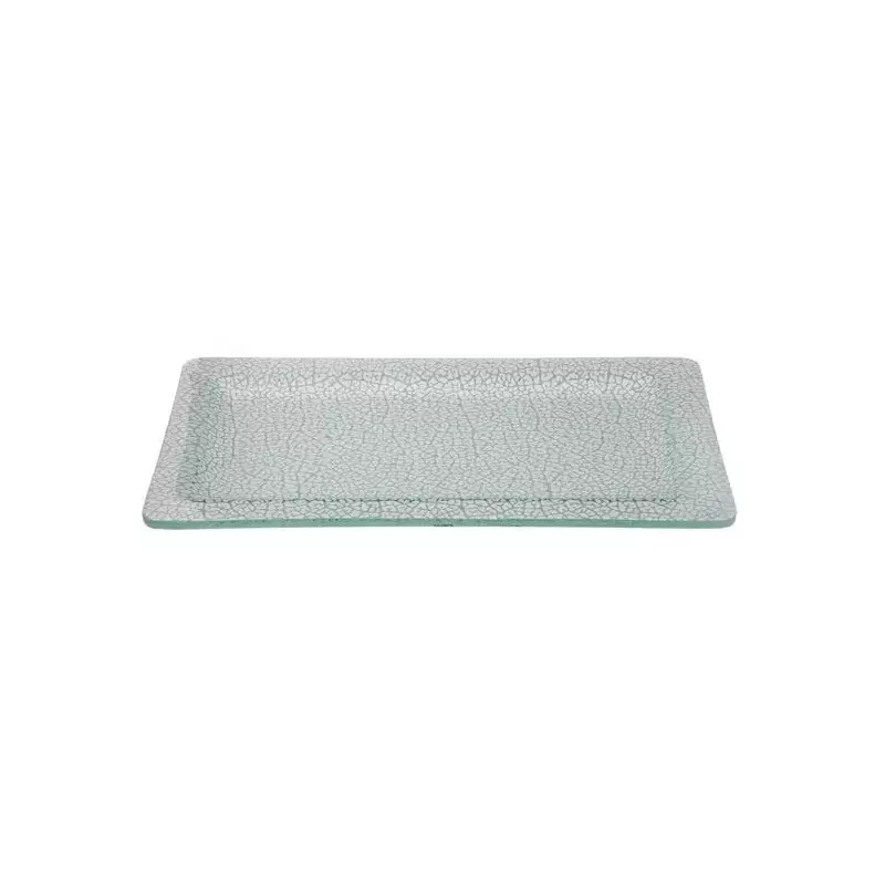 Rosseto GLS045W Rosseto Foglia White 16" Rectangle Handmade Glass R...
