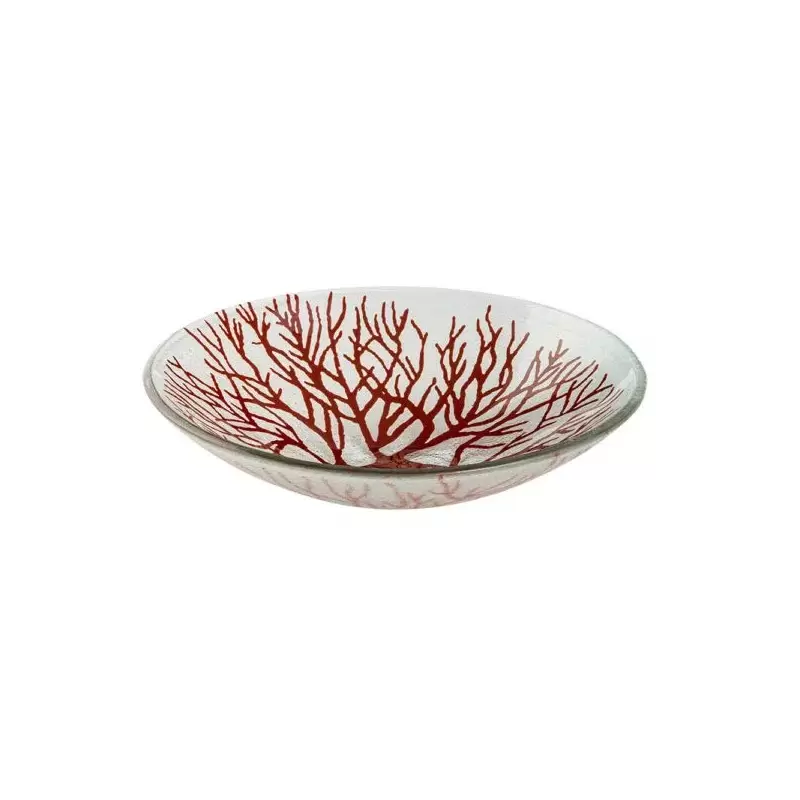 Rosseto GLS047C Rosseto Radici Cognac 11" Round Handmade Glass Bowl...