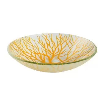 Rosseto GLS047M Rosseto Radici Mustard 11" Round Handmade Glass Bow...