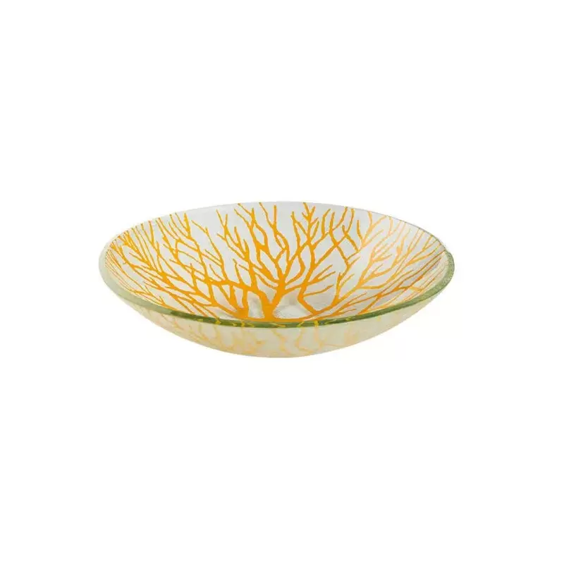Rosseto GLS047M Rosseto Radici Mustard 11" Round Handmade Glass Bow...