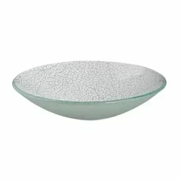 Rosseto GLS047W Rosseto Foglia White 11" Round Handmade Glass Bowl ...