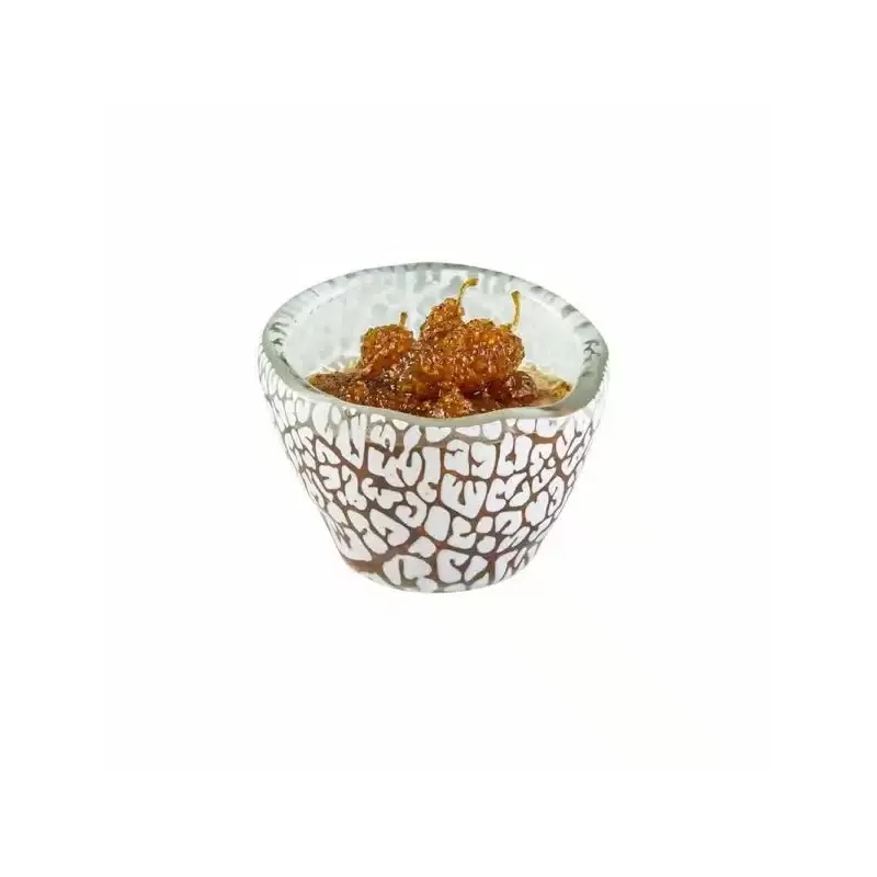 Rosseto GLS052W Rosseto Foglia White Mini Round Deep Narrow Handmad...
